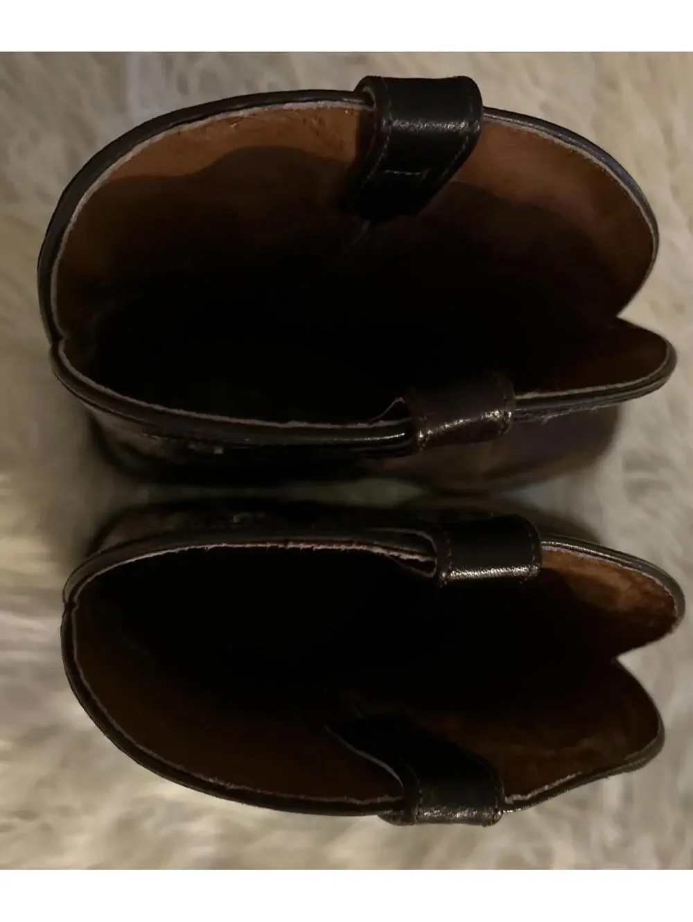 DAN POST FRANKLIN 11" WESTERN GENIUNE LEATHER MEN'S BOOTS 9.5D Cowboy square toe - Picture 9 of 15